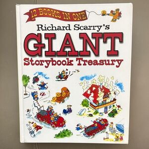 Richard Scarry’s Giant Storybook Treasury Colorful Hardback Cover